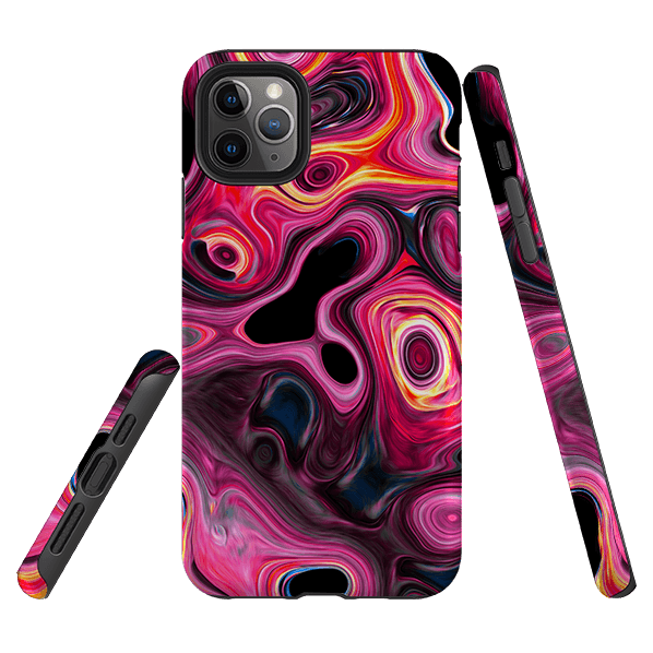 iPhone phone case-Tiger Tail-Product Details Raised bevel to protect screen from scratches. Impact resistant polycarbonate shell and shock absorbing inner TPU liner. Secure fit with design wrapping around side of the case and full access to ports. Compatible with Qi-standard wireless charging. Thickness 1/8 inch (3mm), weight 30g. Compatibility See drop down menu for options, please select the right case as we print to order.-Stringberry