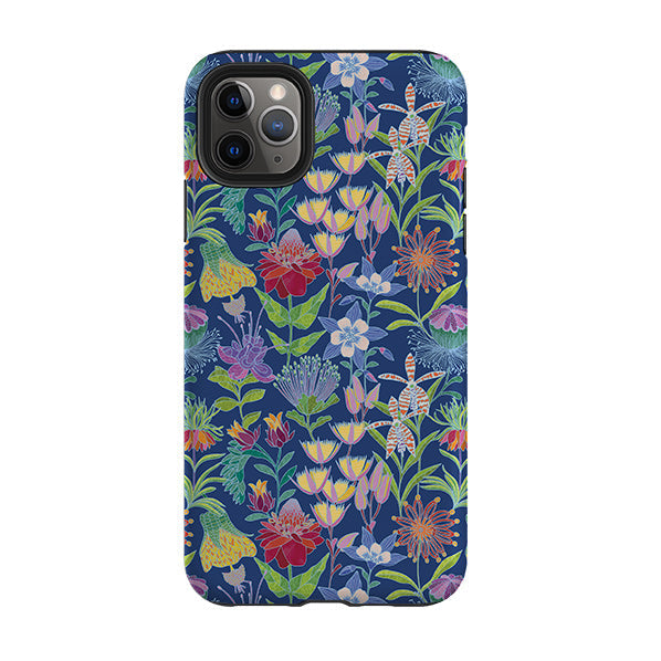 iPhone phone case-Tropic-3 By Natalie Pedetti Prack-Product Details Raised bevel to protect screen from scratches. Impact resistant polycarbonate shell and shock absorbing inner TPU liner. Secure fit with design wrapping around side of the case and full access to ports. Compatible with Qi-standard wireless charging. Thickness 1/8 inch (3mm), weight 30g. Compatibility See drop down menu for options, please select the right case as we print to order.-Stringberry