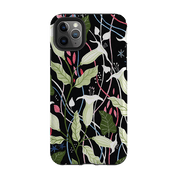 iPhone phone case-Trumpet Flowers By Bex Parkin-Product Details Raised bevel to protect screen from scratches. Impact resistant polycarbonate shell and shock absorbing inner TPU liner. Secure fit with design wrapping around side of the case and full access to ports. Compatible with Qi-standard wireless charging. Thickness 1/8 inch (3mm), weight 30g. Compatibility See drop down menu for options, please select the right case as we print to order.-Stringberry
