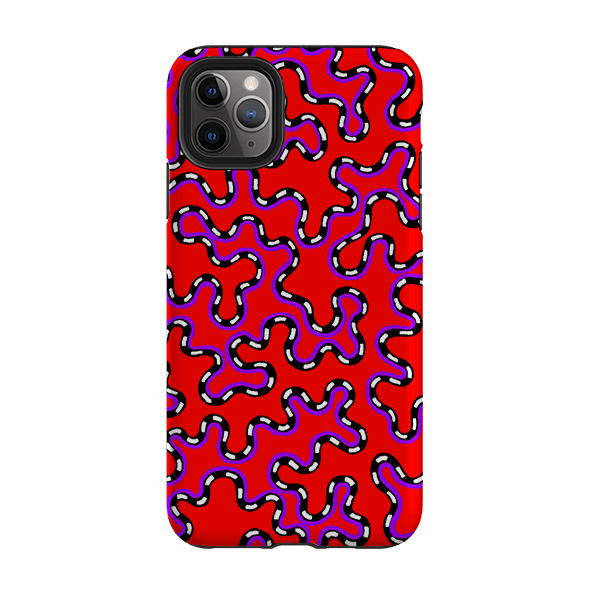 iPhone phone case-Vermicular By Cressida Bell-Product Details Raised bevel to protect screen from scratches. Impact resistant polycarbonate shell and shock absorbing inner TPU liner. Secure fit with design wrapping around side of the case and full access to ports. Compatible with Qi-standard wireless charging. Thickness 1/8 inch (3mm), weight 30g. Compatibility See drop down menu for options, please select the right case as we print to order.-Stringberry