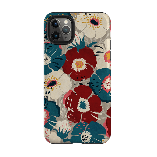 iPhone phone case-Vintage By Katherine Quinn-Product Details Raised bevel to protect screen from scratches. Impact resistant polycarbonate shell and shock absorbing inner TPU liner. Secure fit with design wrapping around side of the case and full access to ports. Compatible with Qi-standard wireless charging. Thickness 1/8 inch (3mm), weight 30g. Compatibility See drop down menu for options, please select the right case as we print to order.-Stringberry