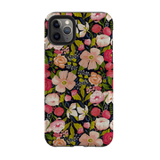 iPhone phone case-Vintage Roses By Bex Parkin-Product Details Raised bevel to protect screen from scratches. Impact resistant polycarbonate shell and shock absorbing inner TPU liner. Secure fit with design wrapping around side of the case and full access to ports. Compatible with Qi-standard wireless charging. Thickness 1/8 inch (3mm), weight 30g. Compatibility See drop down menu for options, please select the right case as we print to order.-Stringberry