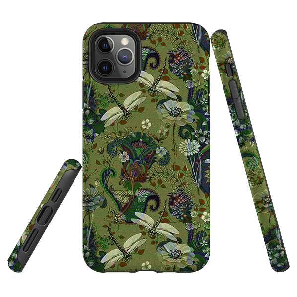 iPhone phone case-Vyne Pattern-Product Details Raised bevel to protect screen from scratches. Impact resistant polycarbonate shell and shock absorbing inner TPU liner. Secure fit with design wrapping around side of the case and full access to ports. Compatible with Qi-standard wireless charging. Thickness 1/8 inch (3mm), weight 30g. Compatibility See drop down menu for options, please select the right case as we print to order.-Stringberry