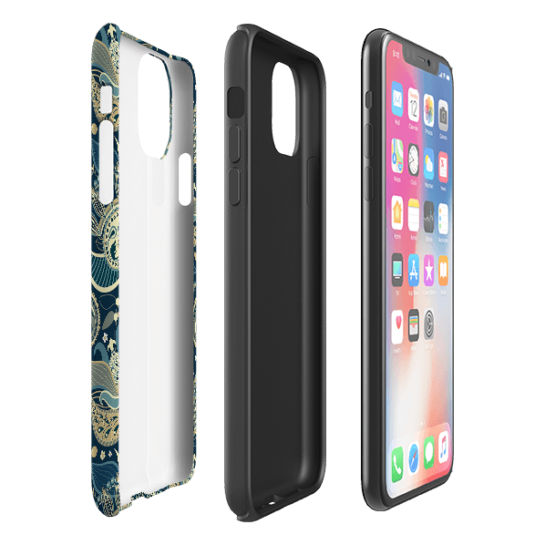 iPhone phone case-Wedmore-Product Details Raised bevel to protect screen from scratches. Impact resistant polycarbonate shell and shock absorbing inner TPU liner. Secure fit with design wrapping around side of the case and full access to ports. Compatible with Qi-standard wireless charging. Thickness 1/8 inch (3mm), weight 30g. Compatibility See drop down menu for options, please select the right case as we print to order.-Stringberry
