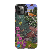 iPhone phone case-Wimbledon Garden By Philip Hood-Product Details Raised bevel to protect screen from scratches. Impact resistant polycarbonate shell and shock absorbing inner TPU liner. Secure fit with design wrapping around side of the case and full access to ports. Compatible with Qi-standard wireless charging. Thickness 1/8 inch (3mm), weight 30g. Compatibility See drop down menu for options, please select the right case as we print to order.-Stringberry