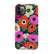 iPhone phone case-Windflowers By Sarah Campbell-Product Details Raised bevel to protect screen from scratches. Impact resistant polycarbonate shell and shock absorbing inner TPU liner. Secure fit with design wrapping around side of the case and full access to ports. Compatible with Qi-standard wireless charging. Thickness 1/8 inch (3mm), weight 30g. Compatibility See drop down menu for options, please select the right case as we print to order.-Stringberry