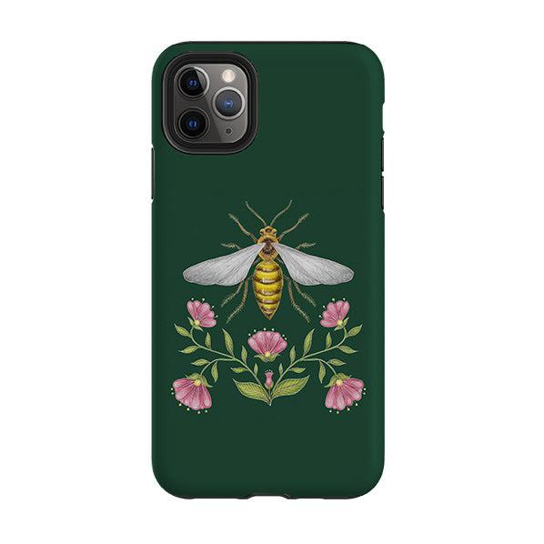 iPhone phone case-Wings Of Freedom Emerald By Catherine Rowe-Product Details Raised bevel to protect screen from scratches. Impact resistant polycarbonate shell and shock absorbing inner TPU liner. Secure fit with design wrapping around side of the case and full access to ports. Compatible with Qi-standard wireless charging. Thickness 1/8 inch (3mm), weight 30g. Compatibility See drop down menu for options, please select the right case as we print to order.-Stringberry
