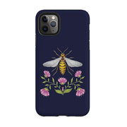iPhone phone case-Wings Of Freedom Navy By Catherine Rowe-Product Details Raised bevel to protect screen from scratches. Impact resistant polycarbonate shell and shock absorbing inner TPU liner. Secure fit with design wrapping around side of the case and full access to ports. Compatible with Qi-standard wireless charging. Thickness 1/8 inch (3mm), weight 30g. Compatibility See drop down menu for options, please select the right case as we print to order.-Stringberry