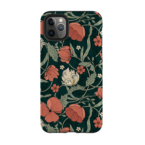 iPhone phone case-Woodcroft-Product Details Raised bevel to protect screen from scratches. Impact resistant polycarbonate shell and shock absorbing inner TPU liner. Secure fit with design wrapping around side of the case and full access to ports. Compatible with Qi-standard wireless charging. Thickness 1/8 inch (3mm), weight 30g. Compatibility See drop down menu for options, please select the right case as we print to order.-Stringberry