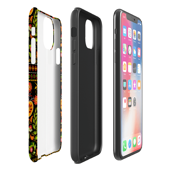 iPhone phone case-Worplesdon-Product Details Raised bevel to protect screen from scratches. Impact resistant polycarbonate shell and shock absorbing inner TPU liner. Secure fit with design wrapping around side of the case and full access to ports. Compatible with Qi-standard wireless charging. Thickness 1/8 inch (3mm), weight 30g. Compatibility See drop down menu for options, please select the right case as we print to order.-Stringberry