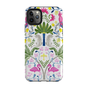 iPhone phone case-Animal Pattern By Bex Parkin-Product Details Raised bevel to protect screen from scratches. Impact resistant polycarbonate shell and shock absorbing inner TPU liner. Secure fit with design wrapping around side of the case and full access to ports. Compatible with Qi-standard wireless charging. Thickness 1/8 inch (3mm), weight 30g. Compatibility See drop down menu for options, please select the right case as we print to order.-Stringberry