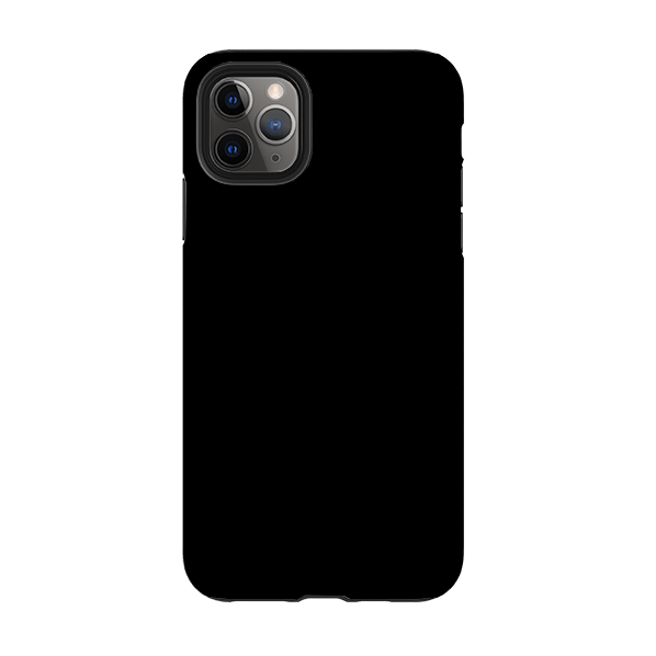iPhone phone case-Black-Product Details Raised bevel to protect screen from scratches. Impact resistant polycarbonate shell and shock absorbing inner TPU liner. Secure fit with design wrapping around side of the case and full access to ports. Compatible with Qi-standard wireless charging. Thickness 1/8 inch (3mm), weight 30g. Compatibility See drop down menu for options, please select the right case as we print to order.-Stringberry