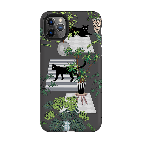 iPhone phone case-Catfield-Product Details Raised bevel to protect screen from scratches. Impact resistant polycarbonate shell and shock absorbing inner TPU liner. Secure fit with design wrapping around side of the case and full access to ports. Compatible with Qi-standard wireless charging. Thickness 1/8 inch (3mm), weight 30g. Compatibility See drop down menu for options, please select the right case as we print to order.-Stringberry