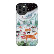 iPhone Tough Case - Cats On Ice By Mary Stubberfield