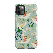 iPhone Tough Case - Cockatoo And Flowers By Katherine Quinn