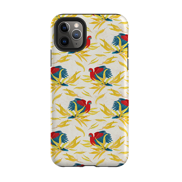 iPhone Tough Case - Crimson Rosella By Katherine Quinn