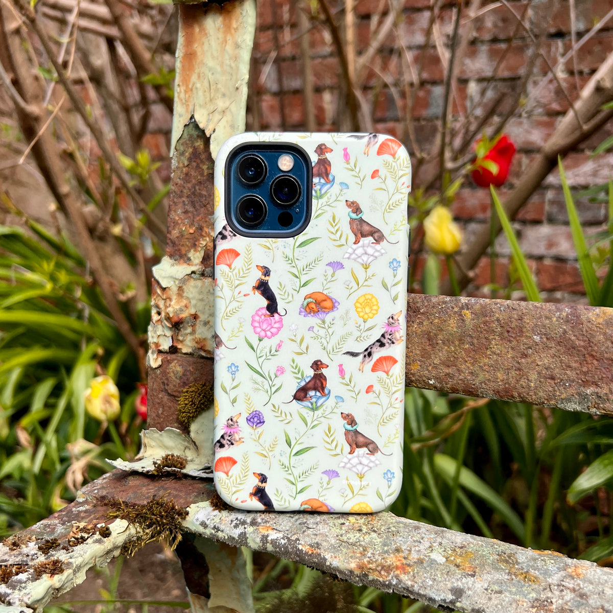 iPhone Tough Case - Doxy Day Afternoon Pistachio By Catherine Rowe