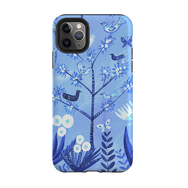iPhone phone case-Folk Art By Mary Stubberfield-Product Details Raised bevel to protect screen from scratches. Impact resistant polycarbonate shell and shock absorbing inner TPU liner. Secure fit with design wrapping around side of the case and full access to ports. Compatible with Qi-standard wireless charging. Thickness 1/8 inch (3mm), weight 30g. Compatibility See drop down menu for options, please select the right case as we print to order.-Stringberry