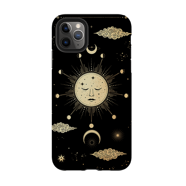 iPhone phone case-Full Moon-Product Details Raised bevel to protect screen from scratches. Impact resistant polycarbonate shell and shock absorbing inner TPU liner. Secure fit with design wrapping around side of the case and full access to ports. Compatible with Qi-standard wireless charging. Thickness 1/8 inch (3mm), weight 30g. Compatibility See drop down menu for options, please select the right case as we print to order.-Stringberry