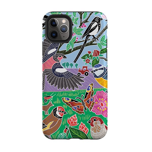 iPhone Tough Case - Garden Bird Jigsaw B By Kate Heiss