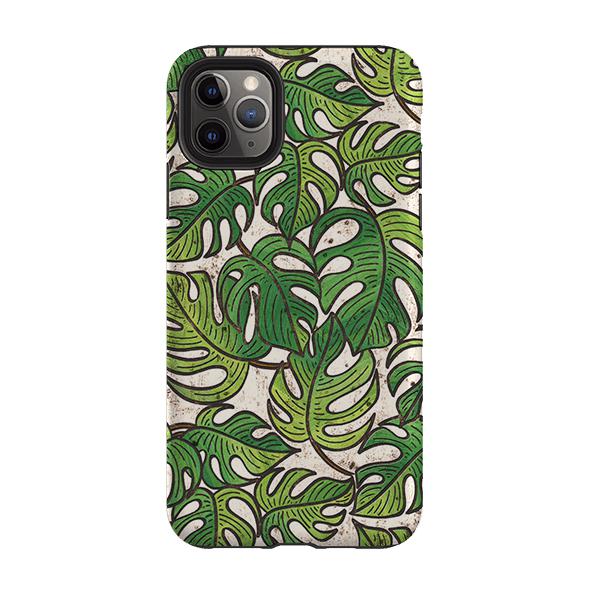iPhone phone case-Green Floral 1 By Amelia Bowman-Product Details Raised bevel to protect screen from scratches. Impact resistant polycarbonate shell and shock absorbing inner TPU liner. Secure fit with design wrapping around side of the case and full access to ports. Compatible with Qi-standard wireless charging. Thickness 1/8 inch (3mm), weight 30g. Compatibility See drop down menu for options, please select the right case as we print to order.-Stringberry