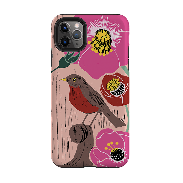 iPhone phone case-Hellebore By Kate Heiss-Product Details Raised bevel to protect screen from scratches. Impact resistant polycarbonate shell and shock absorbing inner TPU liner. Secure fit with design wrapping around side of the case and full access to ports. Compatible with Qi-standard wireless charging. Thickness 1/8 inch (3mm), weight 30g. Compatibility See drop down menu for options, please select the right case as we print to order.-Stringberry