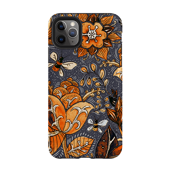 iPhone phone case-Hidcote-Product Details Raised bevel to protect screen from scratches. Impact resistant polycarbonate shell and shock absorbing inner TPU liner. Secure fit with design wrapping around side of the case and full access to ports. Compatible with Qi-standard wireless charging. Thickness 1/8 inch (3mm), weight 30g. Compatibility See drop down menu for options, please select the right case as we print to order.-Stringberry