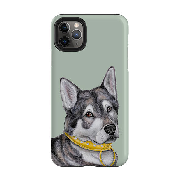 iPhone Tough Case - Huskey By Catherine Rowe