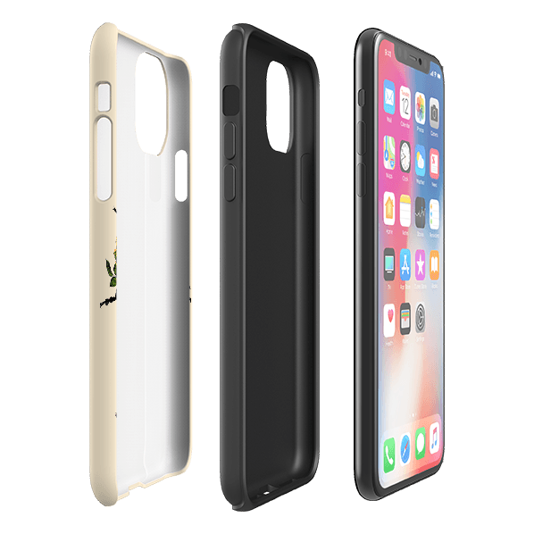 iPhone phone case-Ladybug-Product Details Raised bevel to protect screen from scratches. Impact resistant polycarbonate shell and shock absorbing inner TPU liner. Secure fit with design wrapping around side of the case and full access to ports. Compatible with Qi-standard wireless charging. Thickness 1/8 inch (3mm), weight 30g. Compatibility See drop down menu for options, please select the right case as we print to order.-Stringberry