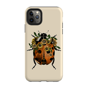 iPhone phone case-Ladybug-Product Details Raised bevel to protect screen from scratches. Impact resistant polycarbonate shell and shock absorbing inner TPU liner. Secure fit with design wrapping around side of the case and full access to ports. Compatible with Qi-standard wireless charging. Thickness 1/8 inch (3mm), weight 30g. Compatibility See drop down menu for options, please select the right case as we print to order.-Stringberry