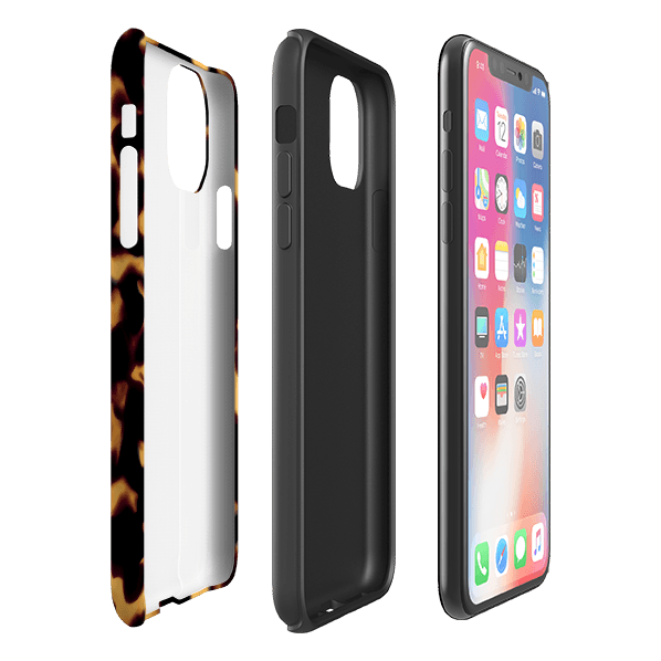 iPhone phone case-Lava-Product Details Raised bevel to protect screen from scratches. Impact resistant polycarbonate shell and shock absorbing inner TPU liner. Secure fit with design wrapping around side of the case and full access to ports. Compatible with Qi-standard wireless charging. Thickness 1/8 inch (3mm), weight 30g. Compatibility See drop down menu for options, please select the right case as we print to order.-Stringberry