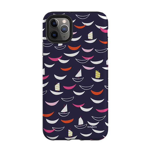 iPhone Tough Case - Little Boats By Ali Brookes