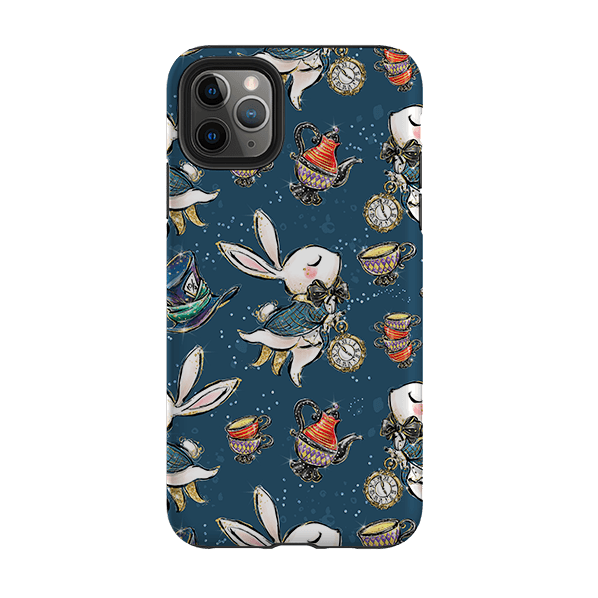 iPhone phone case-Magic Alice-Product Details Raised bevel to protect screen from scratches. Impact resistant polycarbonate shell and shock absorbing inner TPU liner. Secure fit with design wrapping around side of the case and full access to ports. Compatible with Qi-standard wireless charging. Thickness 1/8 inch (3mm), weight 30g. Compatibility See drop down menu for options, please select the right case as we print to order.-Stringberry