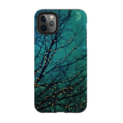 iPhone phone case-Magical Nights-Product Details Raised bevel to protect screen from scratches. Impact resistant polycarbonate shell and shock absorbing inner TPU liner. Secure fit with design wrapping around side of the case and full access to ports. Compatible with Qi-standard wireless charging. Thickness 1/8 inch (3mm), weight 30g. Compatibility See drop down menu for options, please select the right case as we print to order.-Stringberry