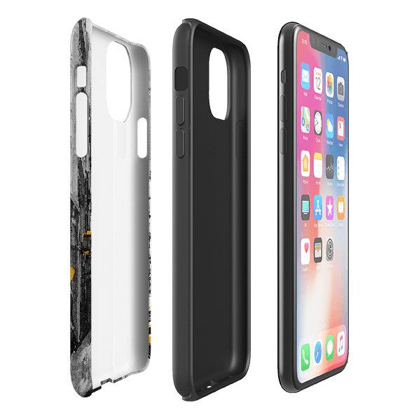 iPhone phone case-New York-Product Details Raised bevel to protect screen from scratches. Impact resistant polycarbonate shell and shock absorbing inner TPU liner. Secure fit with design wrapping around side of the case and full access to ports. Compatible with Qi-standard wireless charging. Thickness 1/8 inch (3mm), weight 30g. Compatibility See drop down menu for options, please select the right case as we print to order.-Stringberry