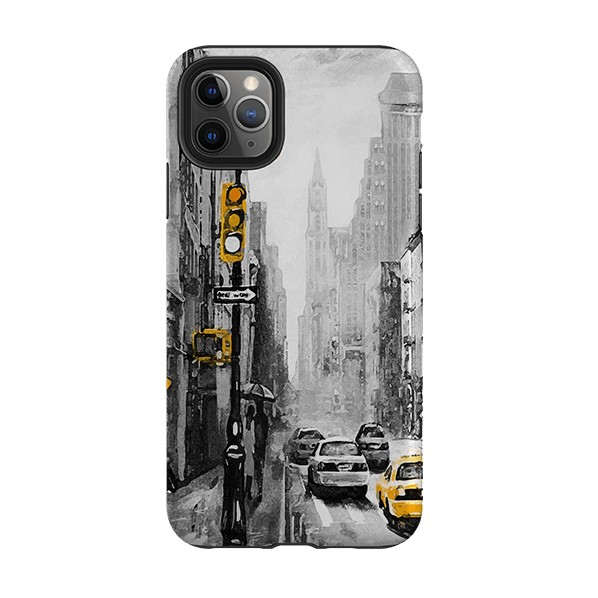 iPhone phone case-New York-Product Details Raised bevel to protect screen from scratches. Impact resistant polycarbonate shell and shock absorbing inner TPU liner. Secure fit with design wrapping around side of the case and full access to ports. Compatible with Qi-standard wireless charging. Thickness 1/8 inch (3mm), weight 30g. Compatibility See drop down menu for options, please select the right case as we print to order.-Stringberry