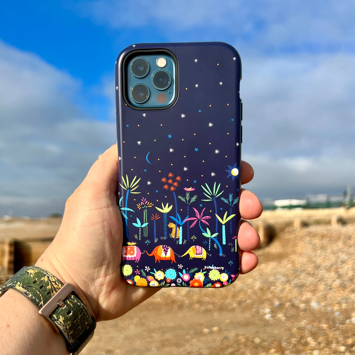 iPhone Tough Case - Night Time By Ali Brookes