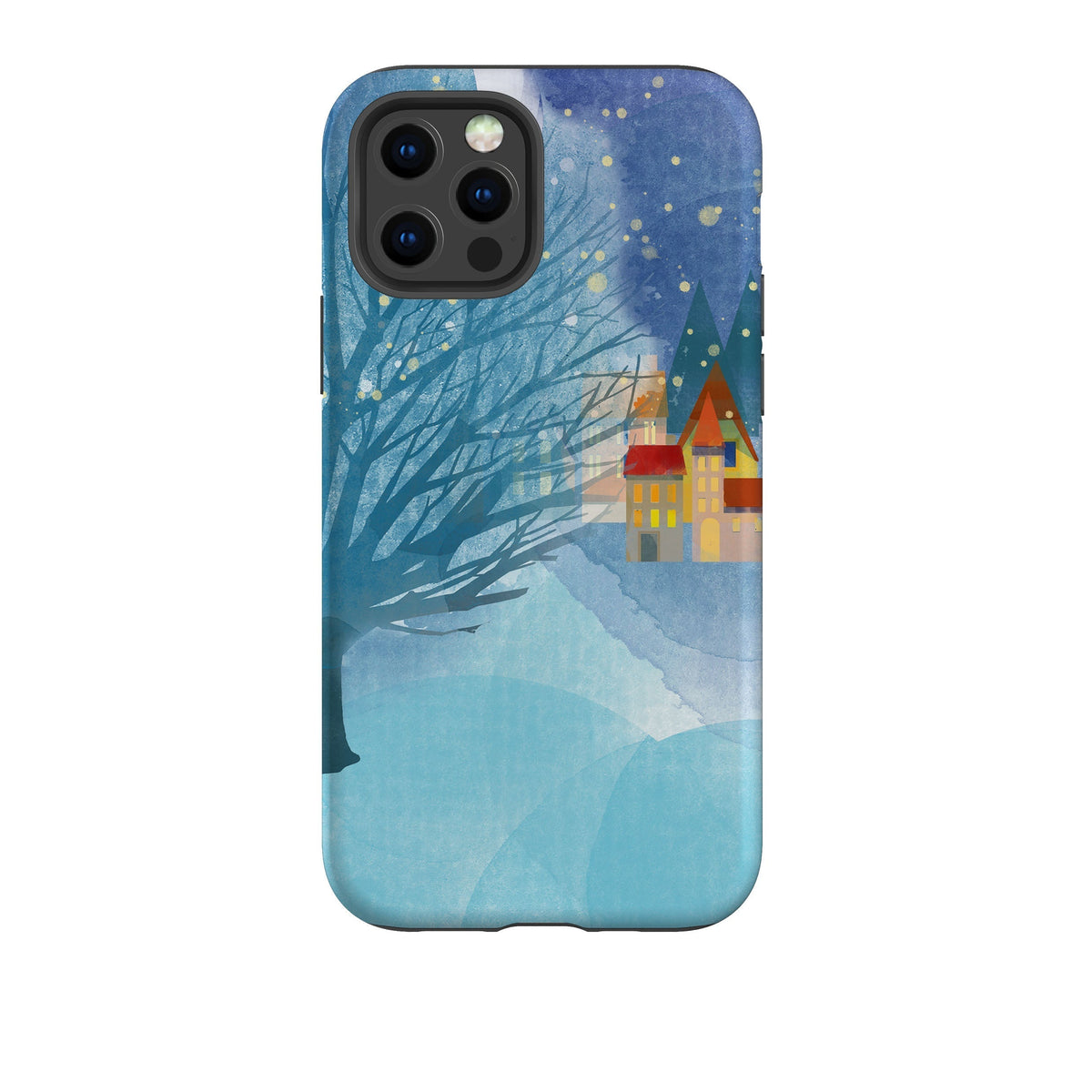 iPhone phone case-November Evenings-Product Details Raised bevel to protect screen from scratches. Impact resistant polycarbonate shell and shock absorbing inner TPU liner. Secure fit with design wrapping around side of the case and full access to ports. Compatible with Qi-standard wireless charging. Thickness 1/8 inch (3mm), weight 30g. Compatibility See drop down menu for options, please select the right case as we print to order.-Stringberry