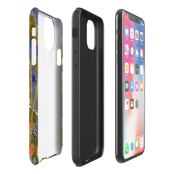 iPhone phone case-October Evening By Liane Payne-Product Details Raised bevel to protect screen from scratches. Impact resistant polycarbonate shell and shock absorbing inner TPU liner. Secure fit with design wrapping around side of the case and full access to ports. Compatible with Qi-standard wireless charging. Thickness 1/8 inch (3mm), weight 30g. Compatibility See drop down menu for options, please select the right case as we print to order.-Stringberry