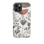 iPhone Tough Case - Robin in Snow By Jane Robbins