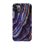 iPhone phone case-Royal Agate-Product Details Raised bevel to protect screen from scratches. Impact resistant polycarbonate shell and shock absorbing inner TPU liner. Secure fit with design wrapping around side of the case and full access to ports. Compatible with Qi-standard wireless charging. Thickness 1/8 inch (3mm), weight 30g. Compatibility See drop down menu for options, please select the right case as we print to order.-Stringberry