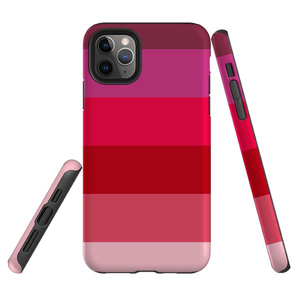 iPhone phone case-Ruby Grade By Kitty Joseph-Product Details Raised bevel to protect screen from scratches. Impact resistant polycarbonate shell and shock absorbing inner TPU liner. Secure fit with design wrapping around side of the case and full access to ports. Compatible with Qi-standard wireless charging. Thickness 1/8 inch (3mm), weight 30g. Compatibility See drop down menu for options, please select the right case as we print to order.-Stringberry