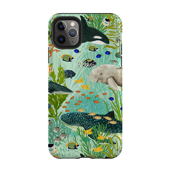 iPhone Tough Case - Sea Life By Katherine Quinn