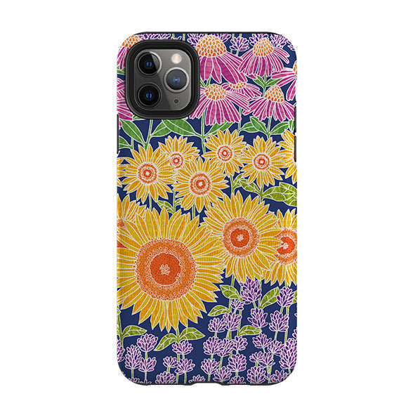 iPhone phone case-Summer-2 By Natalie Pedetti Prack-Product Details Raised bevel to protect screen from scratches. Impact resistant polycarbonate shell and shock absorbing inner TPU liner. Secure fit with design wrapping around side of the case and full access to ports. Compatible with Qi-standard wireless charging. Thickness 1/8 inch (3mm), weight 30g. Compatibility See drop down menu for options, please select the right case as we print to order.-Stringberry
