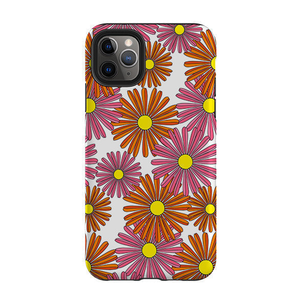 iPhone phone case-Sunny-Product Details Raised bevel to protect screen from scratches. Impact resistant polycarbonate shell and shock absorbing inner TPU liner. Secure fit with design wrapping around side of the case and full access to ports. Compatible with Qi-standard wireless charging. Thickness 1/8 inch (3mm), weight 30g. Compatibility See drop down menu for options, please select the right case as we print to order.-Stringberry