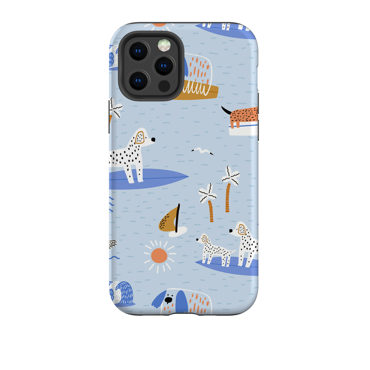 iPhone Tough Case - Surfende Hunde