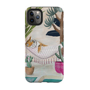 iPhone Tough Case - Tiger Hammock By Bex Parkin