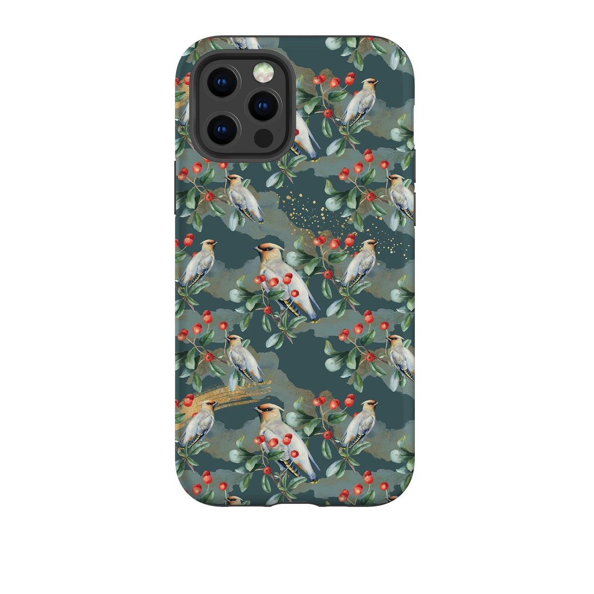 iPhone phone case-Tis The Season-Product Details Raised bevel to protect screen from scratches. Impact resistant polycarbonate shell and shock absorbing inner TPU liner. Secure fit with design wrapping around side of the case and full access to ports. Compatible with Qi-standard wireless charging. Thickness 1/8 inch (3mm), weight 30g. Compatibility See drop down menu for options, please select the right case as we print to order.-Stringberry
