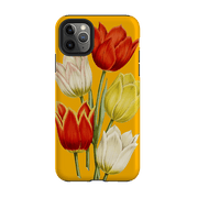 iPhone phone case-Tulips-Product Details Raised bevel to protect screen from scratches. Impact resistant polycarbonate shell and shock absorbing inner TPU liner. Secure fit with design wrapping around side of the case and full access to ports. Compatible with Qi-standard wireless charging. Thickness 1/8 inch (3mm), weight 30g. Compatibility See drop down menu for options, please select the right case as we print to order.-Stringberry