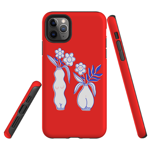 iPhone phone case-Vases-Product Details Raised bevel to protect screen from scratches. Impact resistant polycarbonate shell and shock absorbing inner TPU liner. Secure fit with design wrapping around side of the case and full access to ports. Compatible with Qi-standard wireless charging. Thickness 1/8 inch (3mm), weight 30g. Compatibility See drop down menu for options, please select the right case as we print to order.-Stringberry